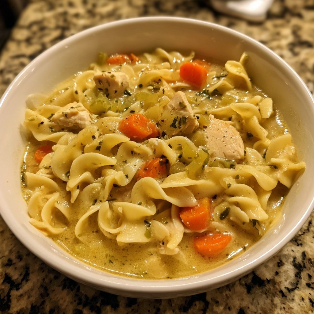 Easy Chicken and Noodles in One Pot