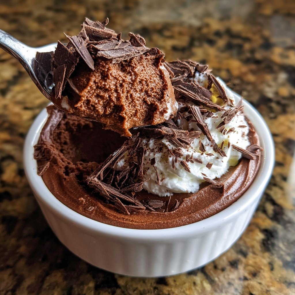 Rich Dark Chocolate Mousse