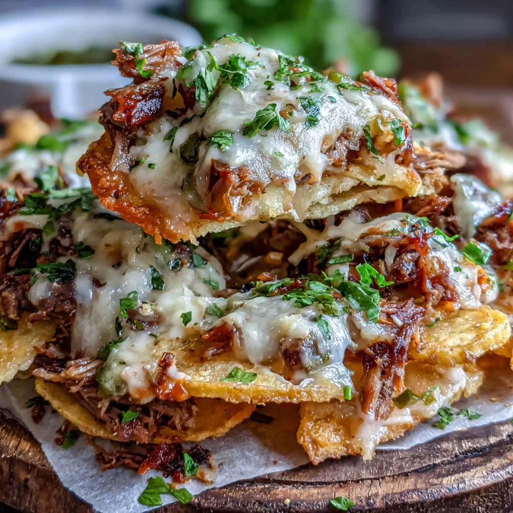 Pulled Pork & Plantain Nachos