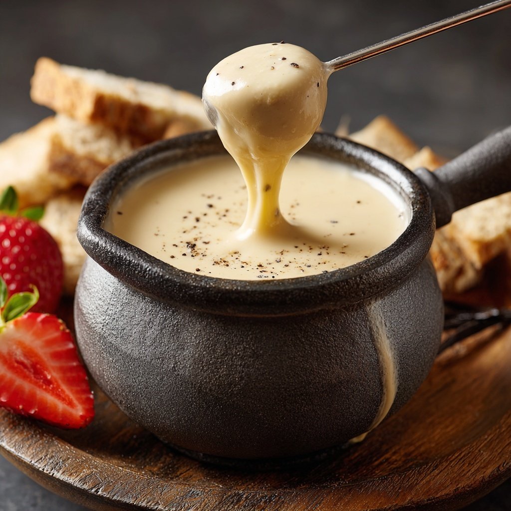 Smooth Vanilla Bean Fondue