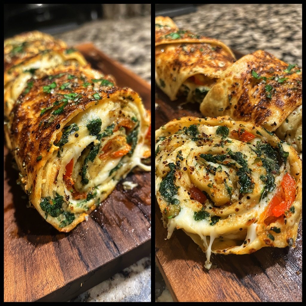 Cheesy Veggie Quesadilla Rolls