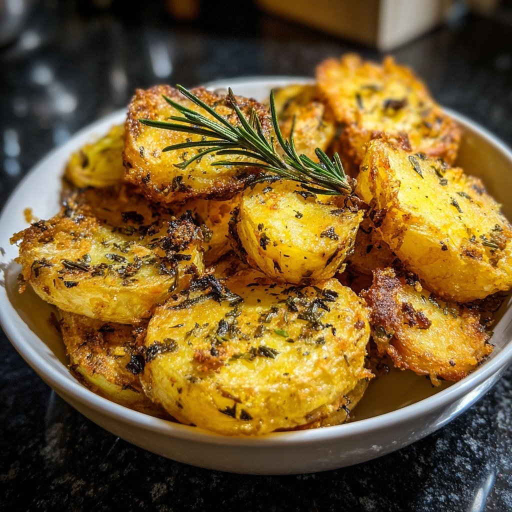 Crispy Lemon Herb Potatoes