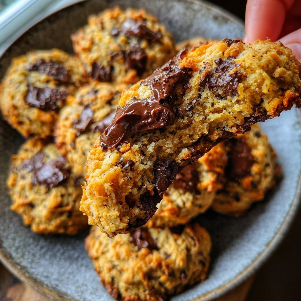 Banana Chocolate Chip Cookies
