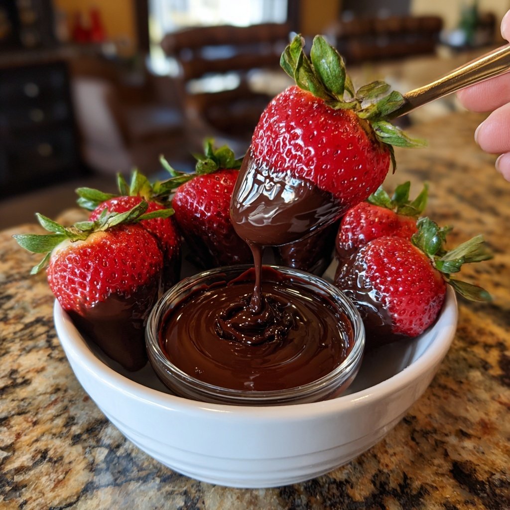 Chocolate-Covered Strawberry Fruit Salad