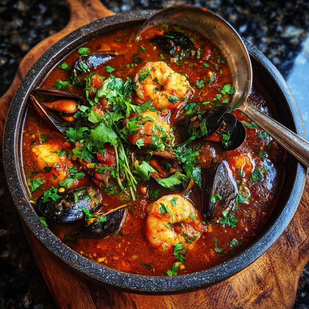 Classic Cioppino Seafood Stew