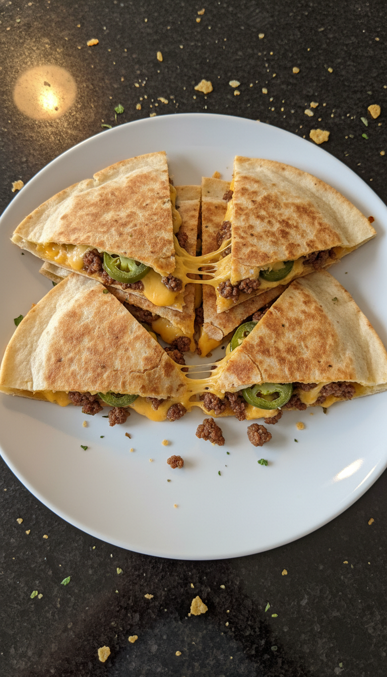 Nacho Supreme Stuffed Quesadillas