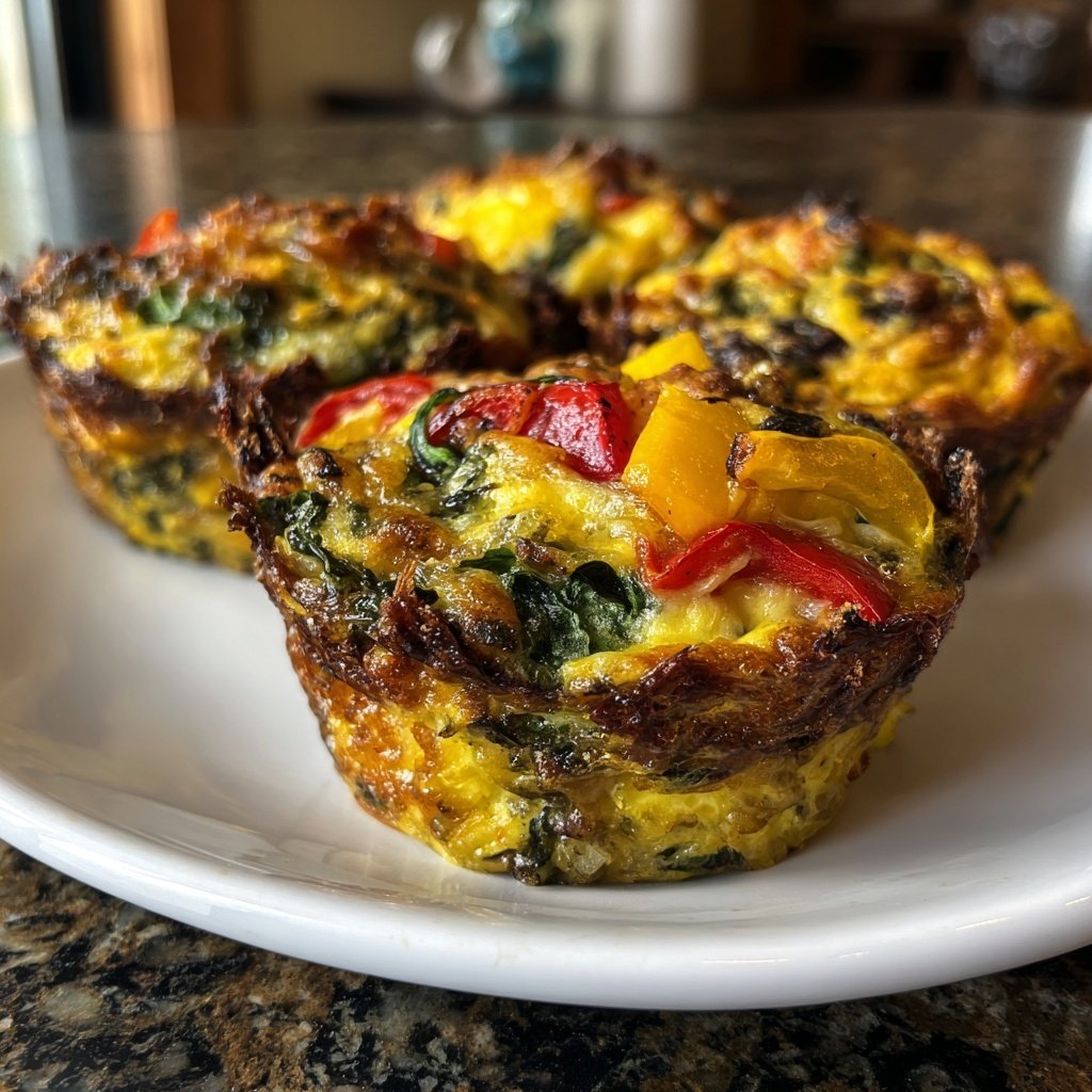 Baked Egg Veggie Cups