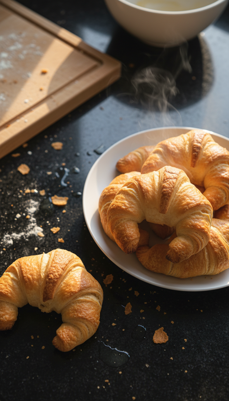 Light and Flaky Croissants