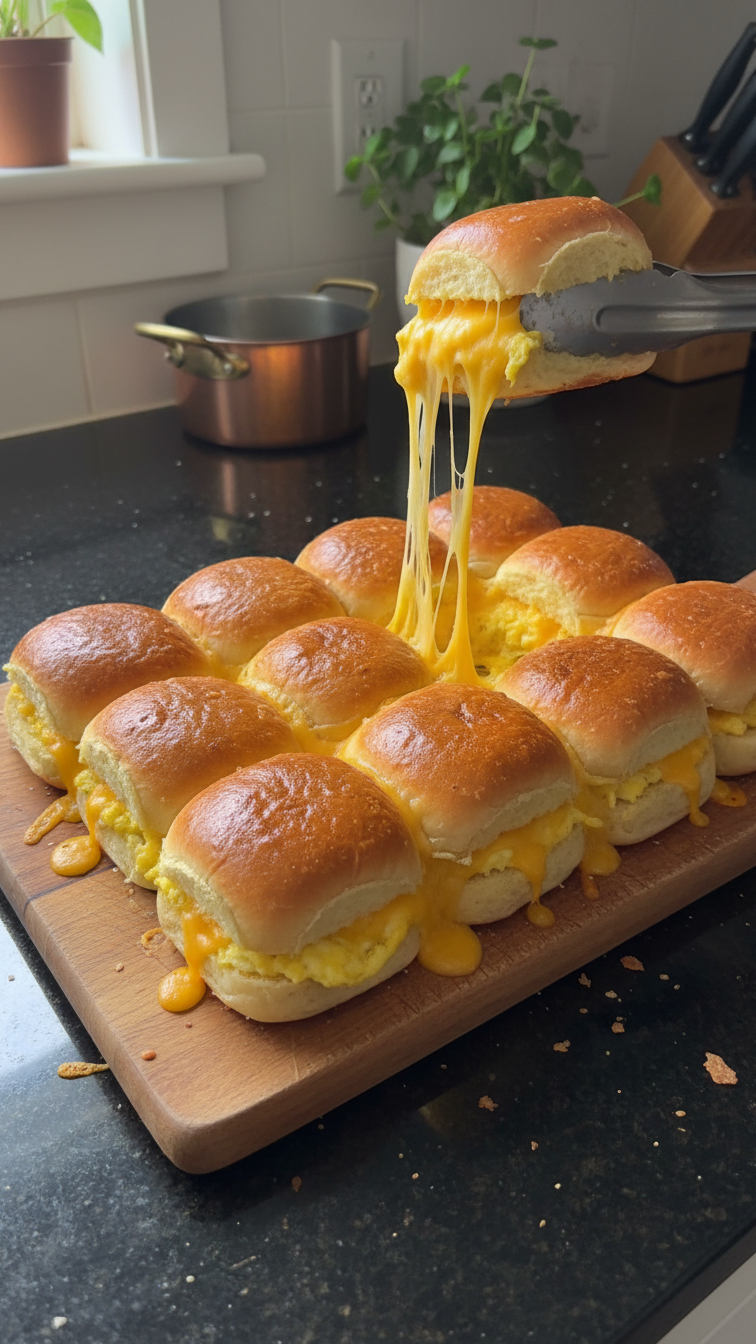 Egg and Cheese Sliders