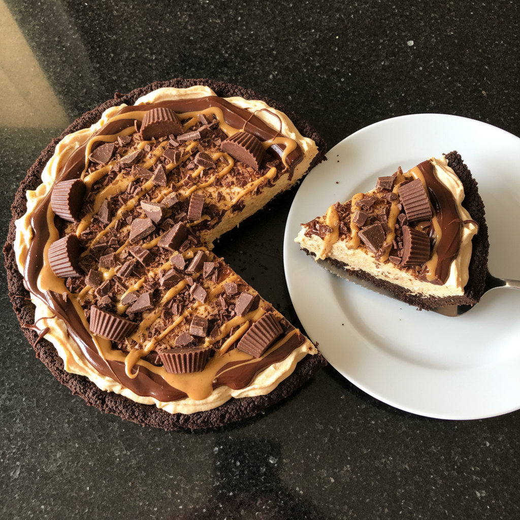 Decadent Reese's Peanut Butter Pie