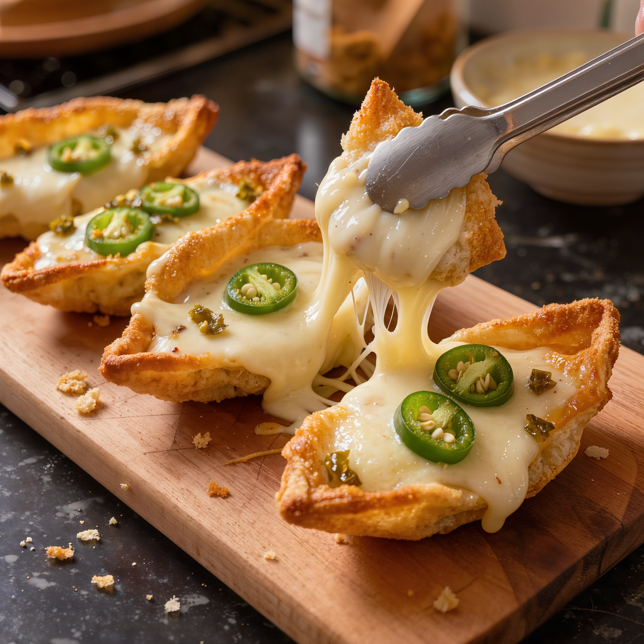 Creamy Caesar Jalapeno Poppers