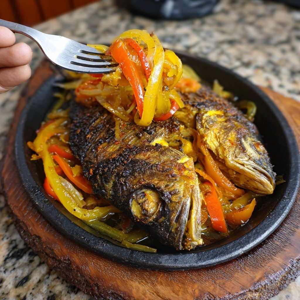 Traditional Jamaican Escovitch Fish