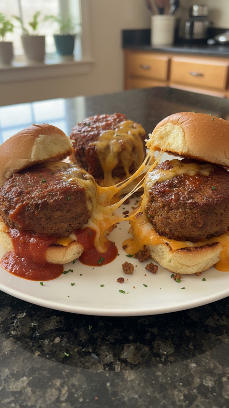 Mini Fiery Meatloaf Sliders