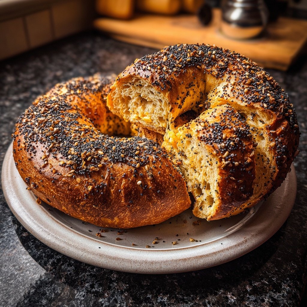 Protein Bagels with Poppy Seeds Traditional