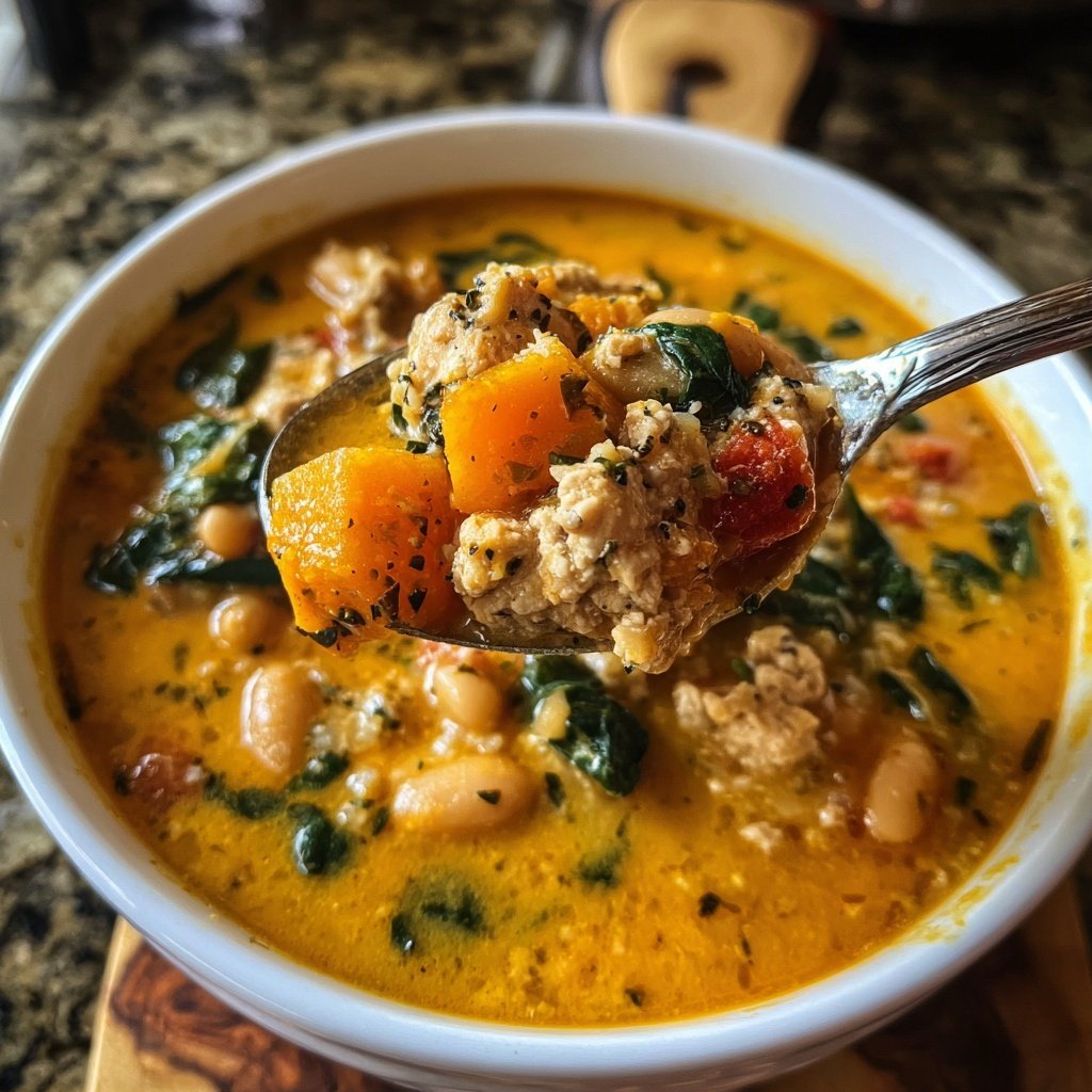 White Bean Pumpkin Turkey Chili