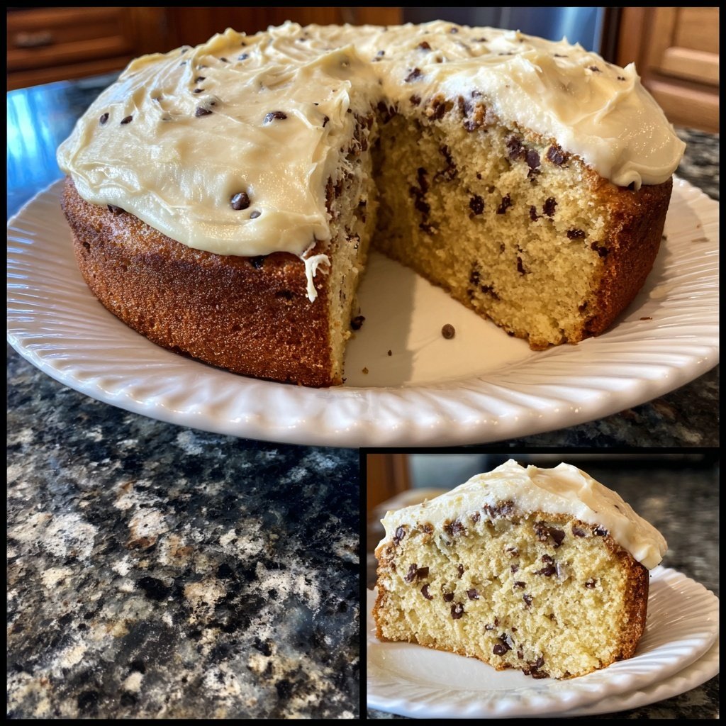 Galentine's Chocolate Chip Cake