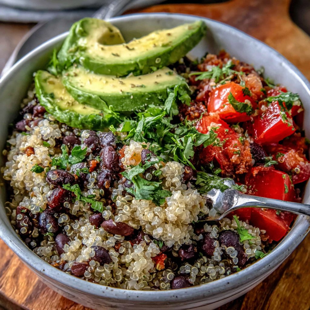 Black Bean Quinoa Bowl