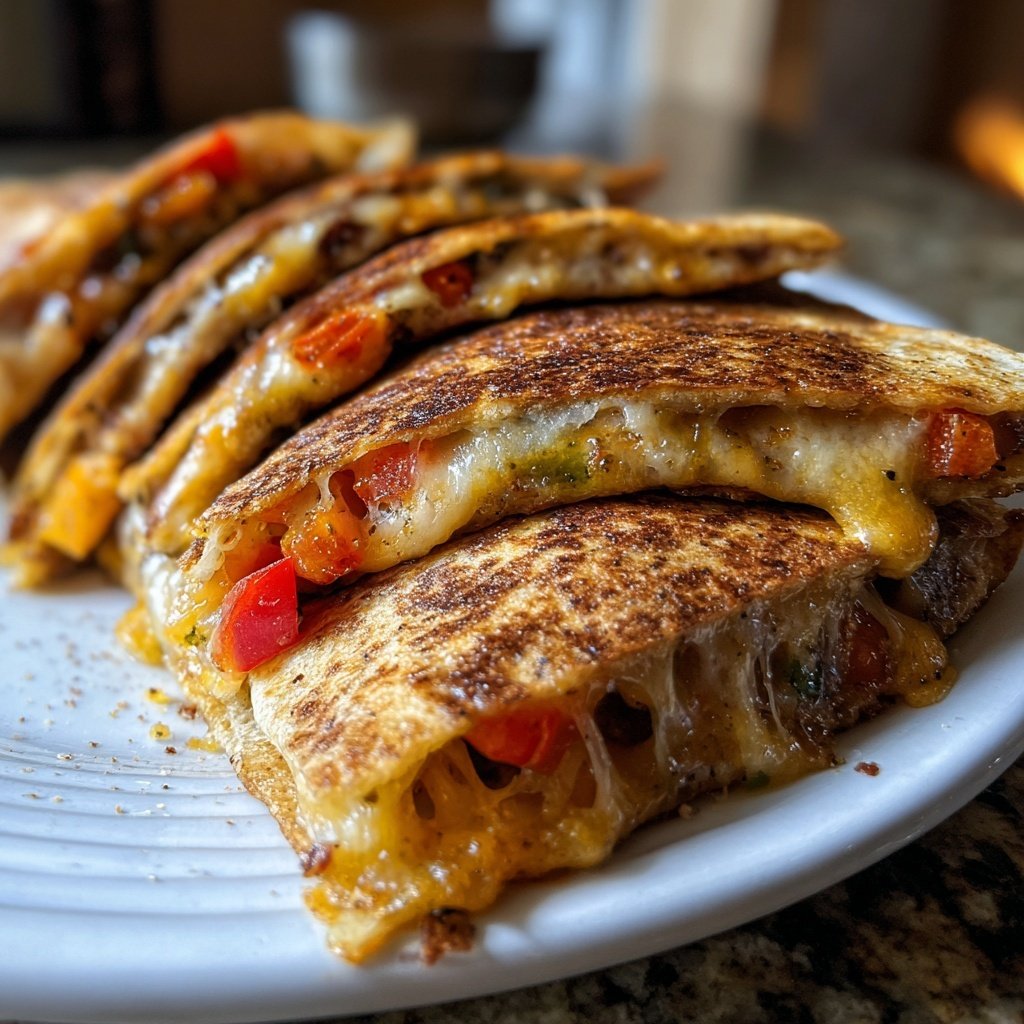 Black Bean Veggie Quesadillas
