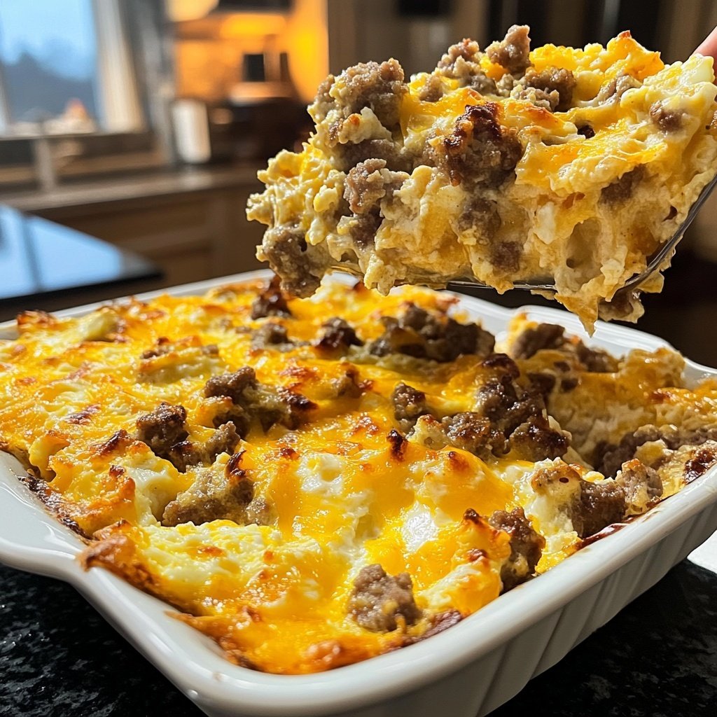 Breakfast Sausage and Egg Casserole