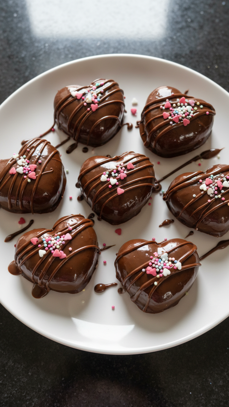 Chocolate Heart Cake Pops