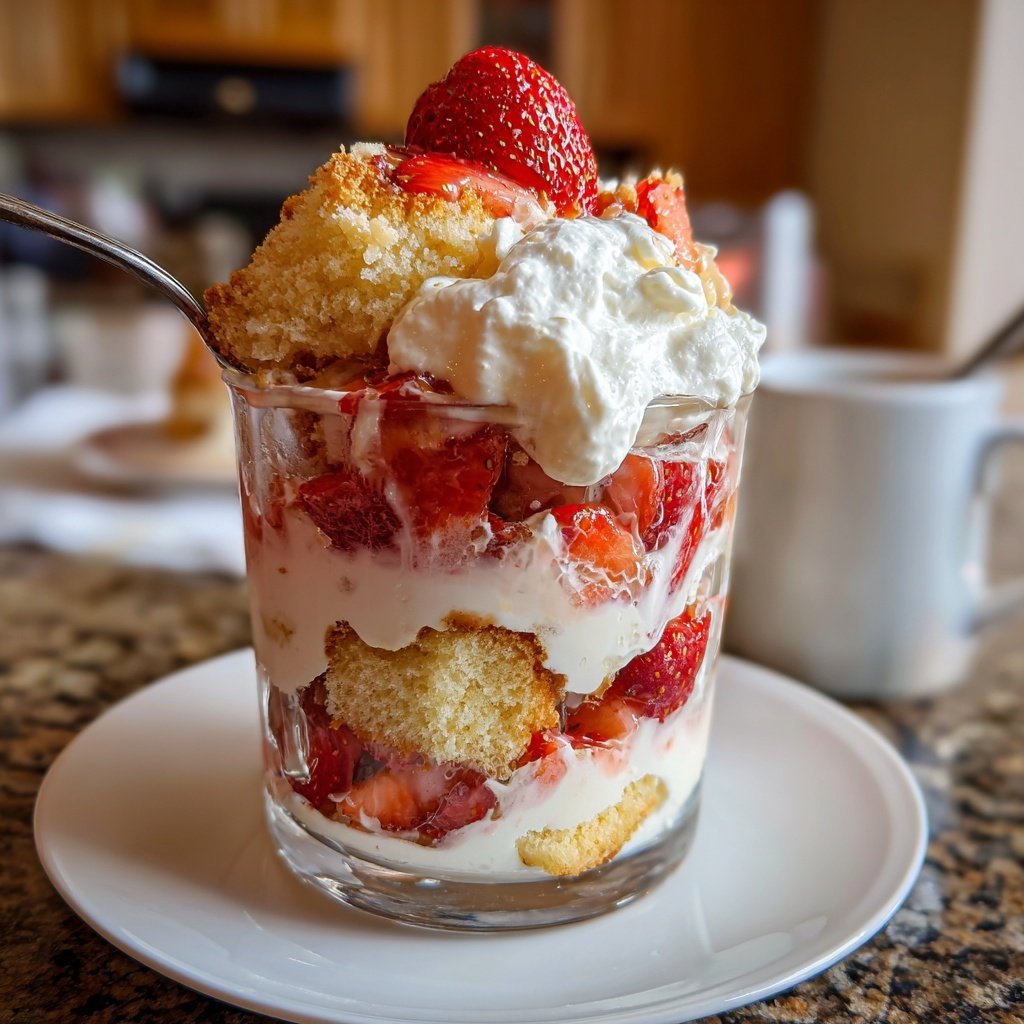 Strawberry Shortcake Parfait