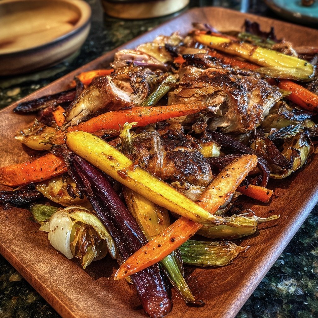 Balsamic Chicken Veggie Bake