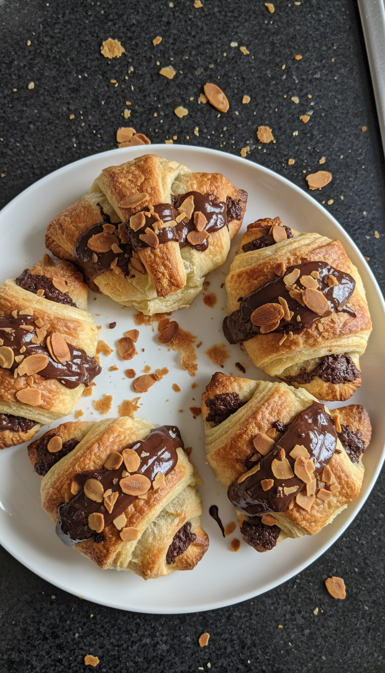 Chocolate Almond Croissant Delights