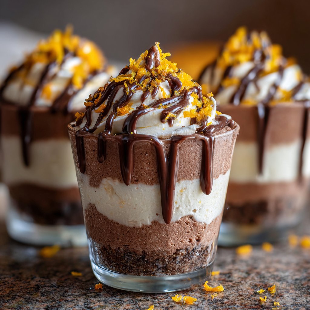 Choco-Orange Dream Cake Cups