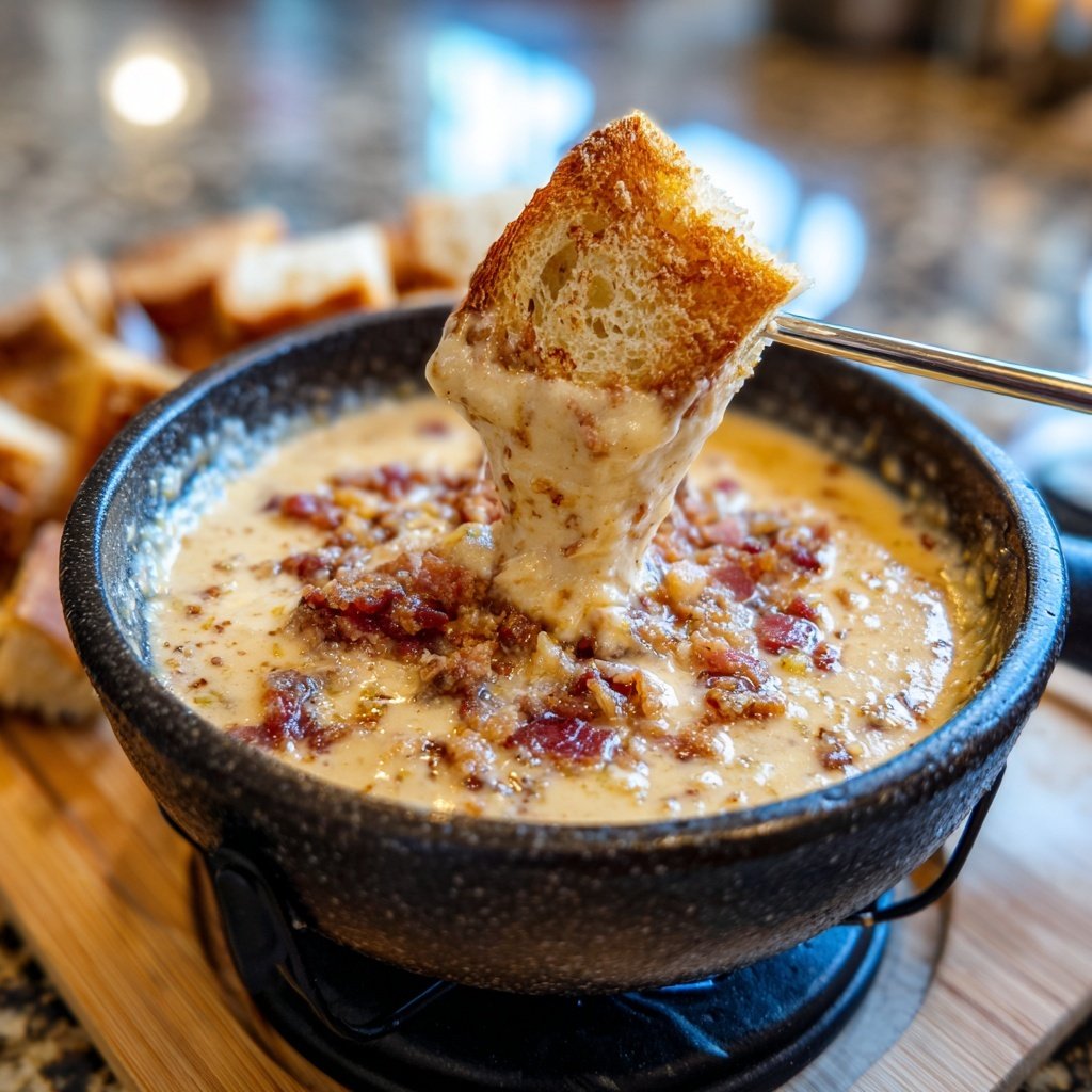 Luscious Maple Bacon Fondue